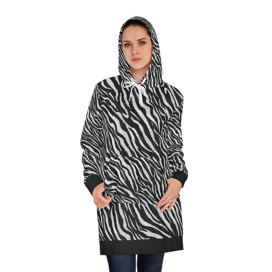 Zebra Women's Hoodie Dress